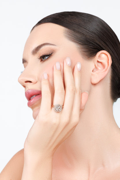 Multilayered Diamond Ring