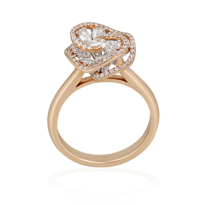 Multilayered Diamond Ring
