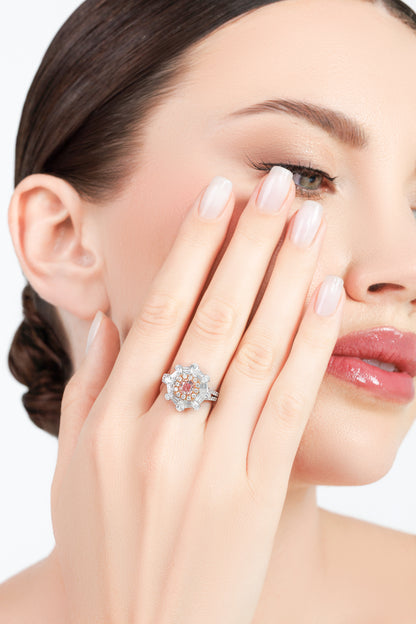 Coloured Diamond Ring