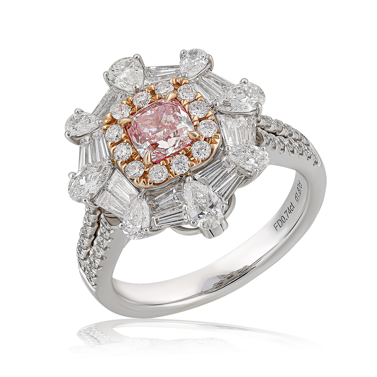 Coloured Diamond Ring