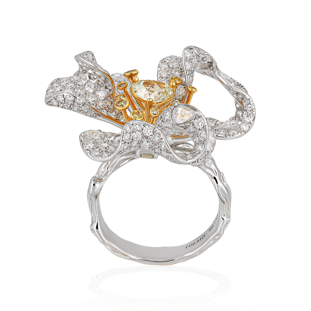 Floral Diamond Ring