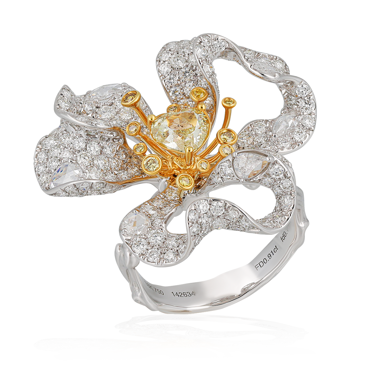 Floral Diamond Ring