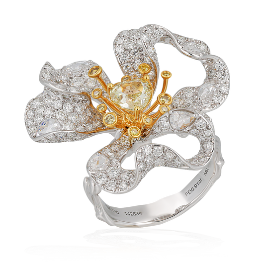 Floral Diamond Ring