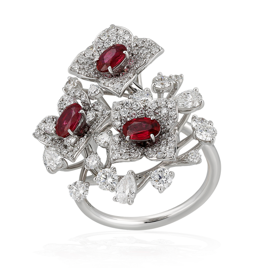 Diamond Ruby Ring