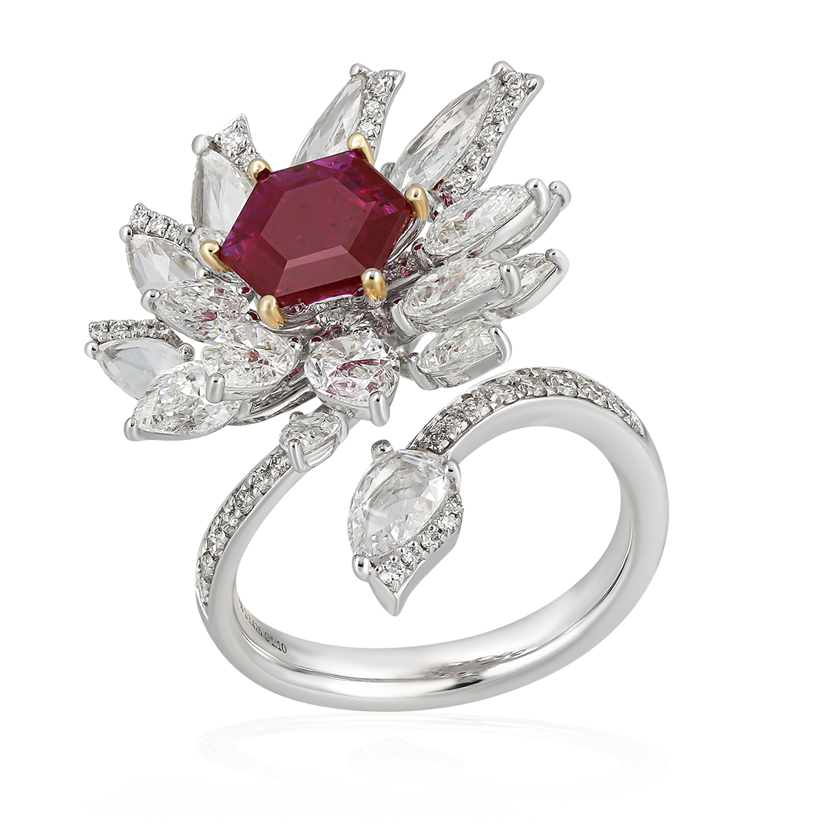 Diamond Ruby Ring