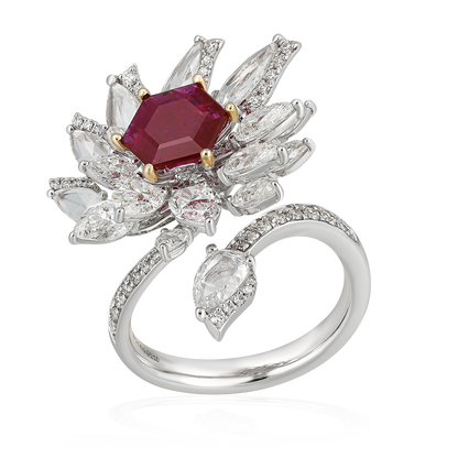 Diamond Ruby Ring