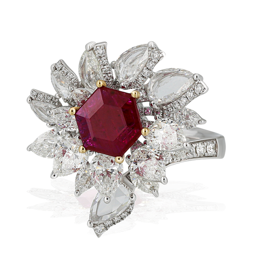 Diamond Ruby Ring