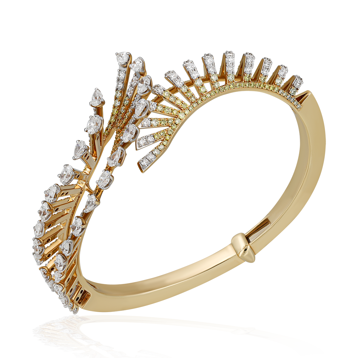 Elevated Diamond Bangle