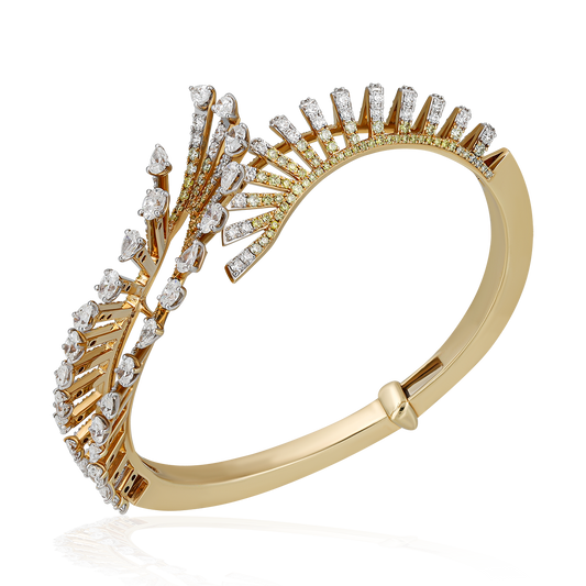 Elevated Diamond Bangle