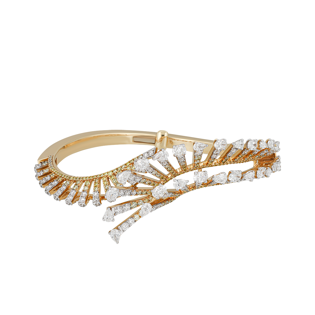 Elevated Diamond Bangle