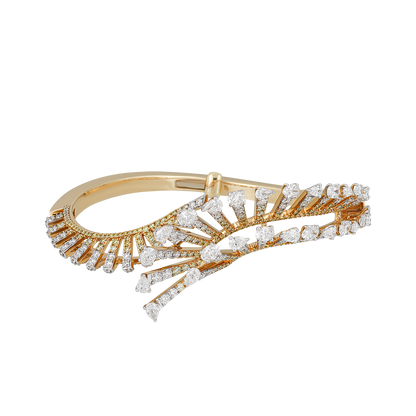 Elevated Diamond Bangle