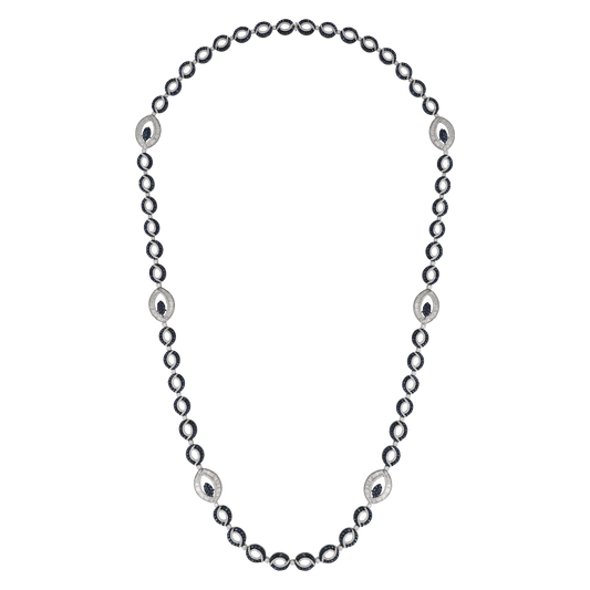 Diamond & Sapphire Long Chain