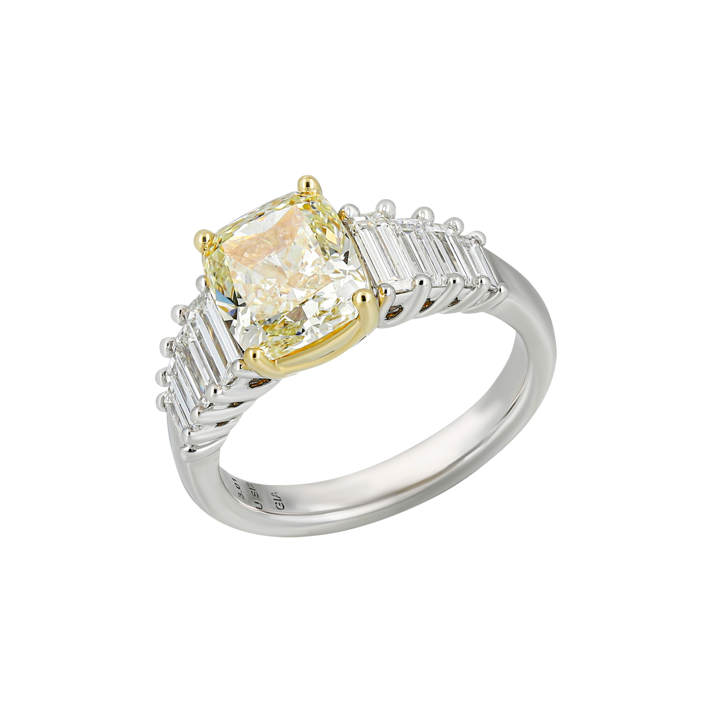 Lighter Toned Diamond Ring