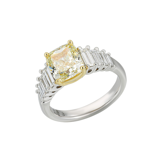 Lighter Toned Diamond Ring