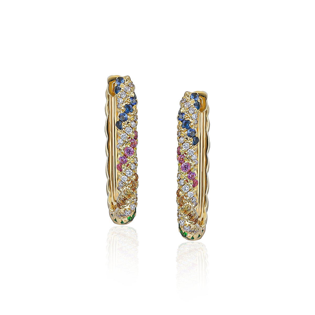 Diamond & Colored Stone Earrings