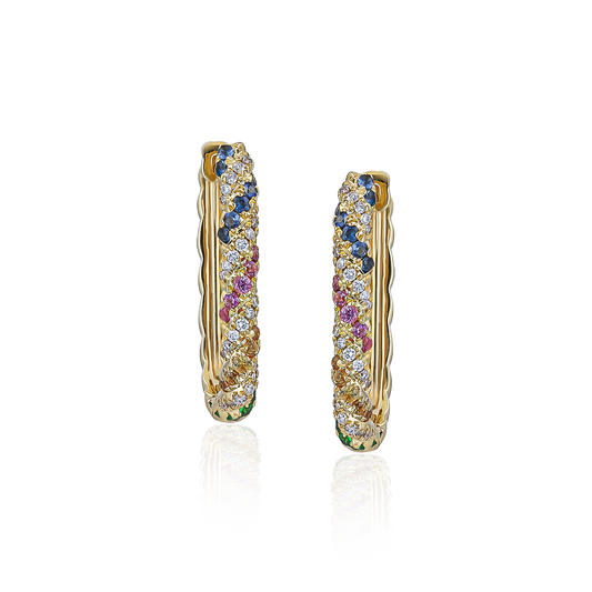 Diamond & Colored Stone Earrings