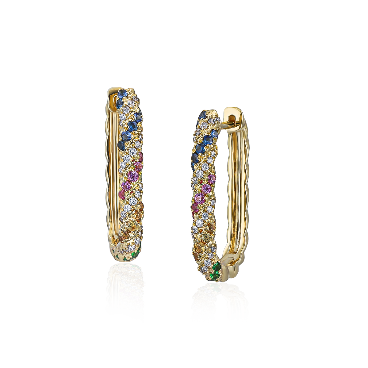 Diamond & Colored Stone Earrings