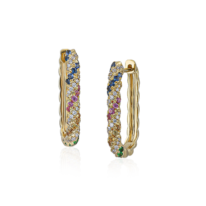 Diamond & Colored Stone Earrings