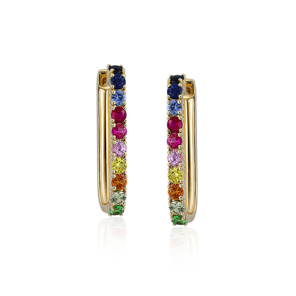 Diamond & Colored Stone Earrings