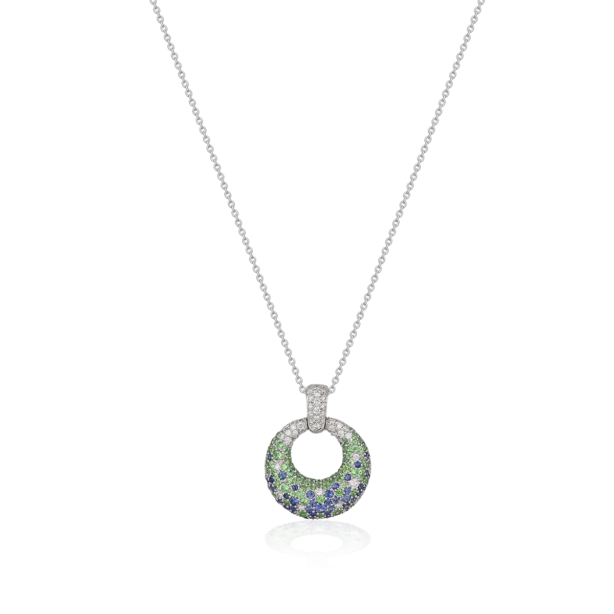 Diamond & Colored Stone Pendant