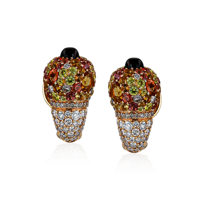 Diamond & Colored Stone Earrings
