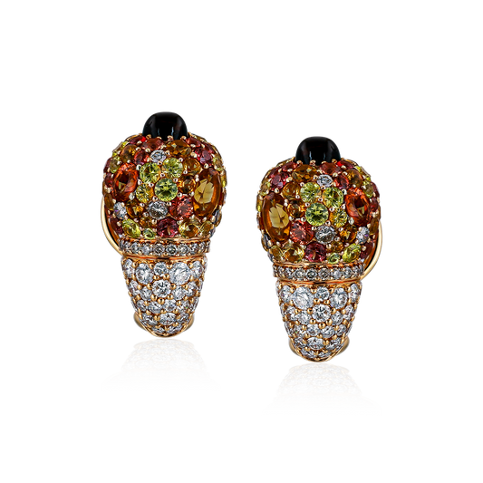 Diamond & Colored Stone Earrings