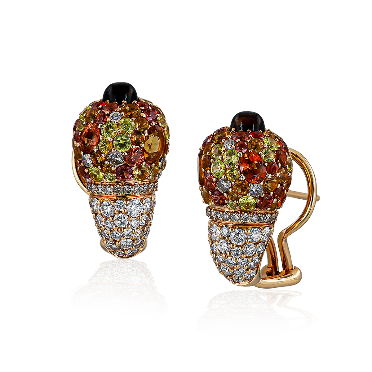 Diamond & Colored Stone Earrings