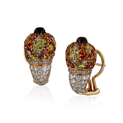 Diamond & Colored Stone Earrings