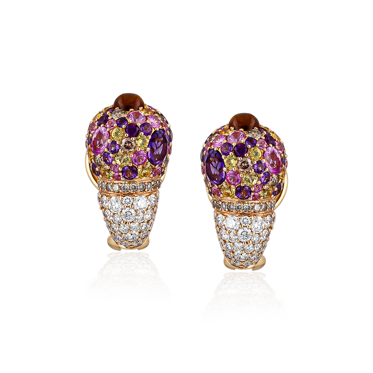 Diamond & Colored Stone Earrings