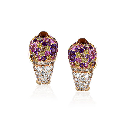 Diamond & Colored Stone Earrings
