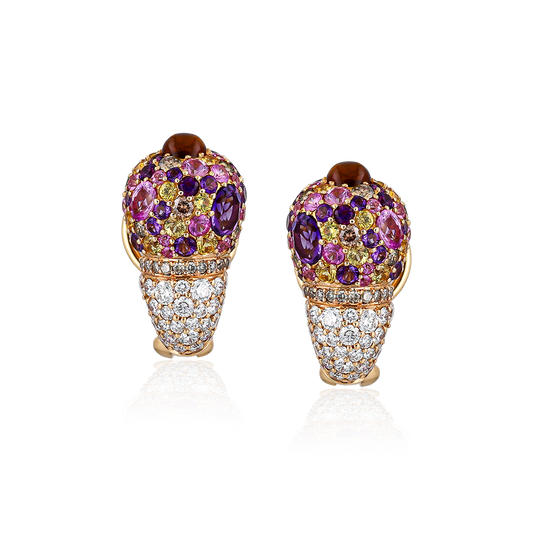 Diamond & Colored Stone Earrings