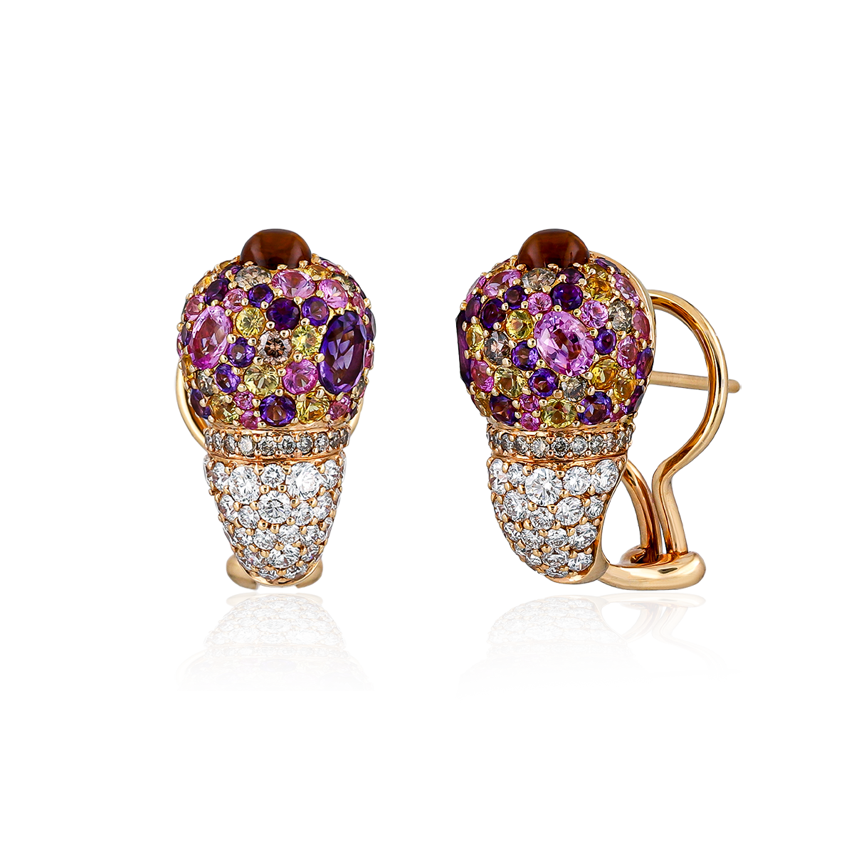 Diamond & Colored Stone Earrings