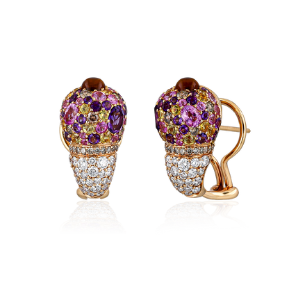 Diamond & Colored Stone Earrings