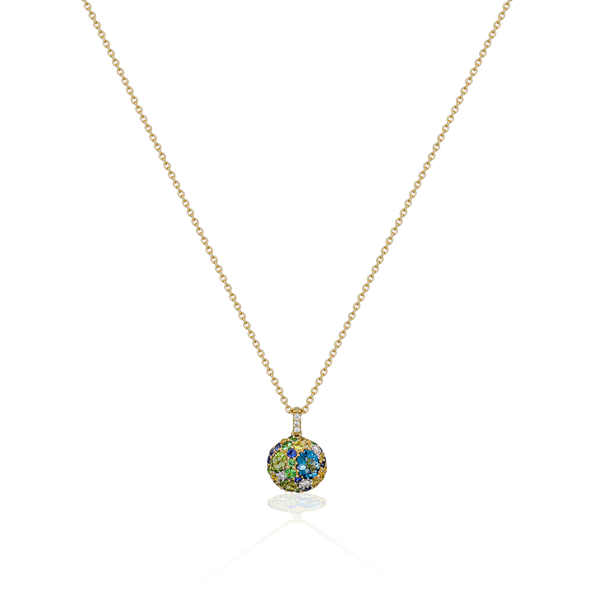 Diamond & Colored Stone Pendant