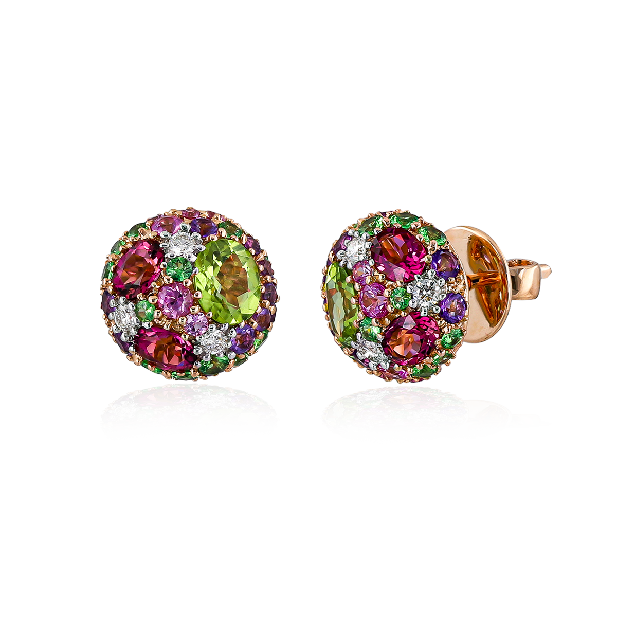 Diamond & Colored Stone Earrings