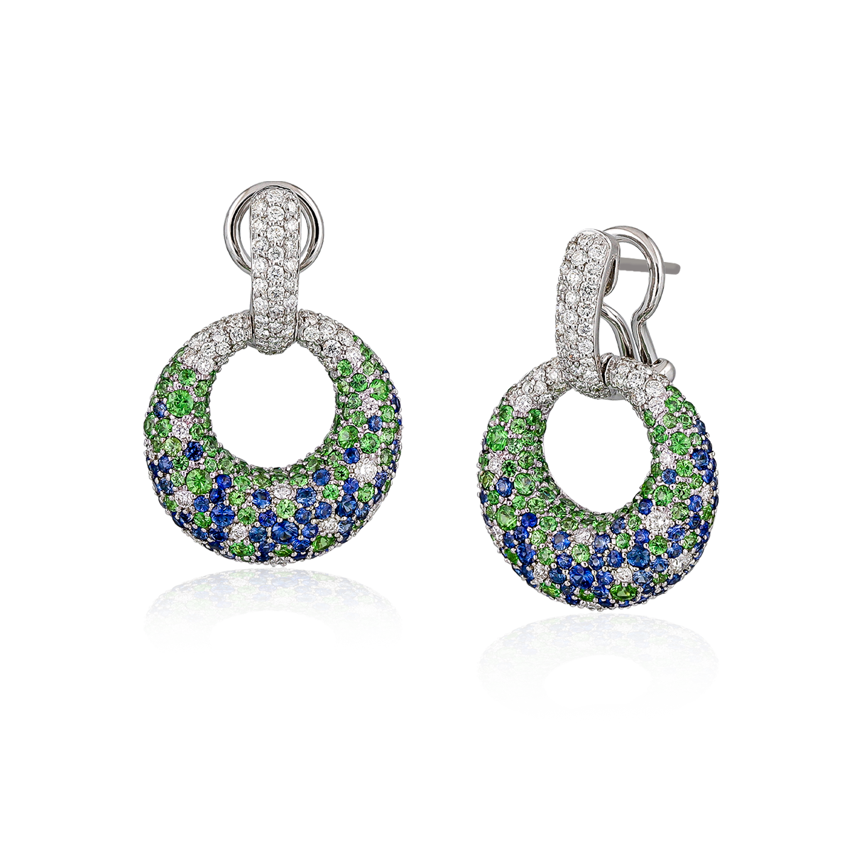 Diamond & Colored Stone Earrings