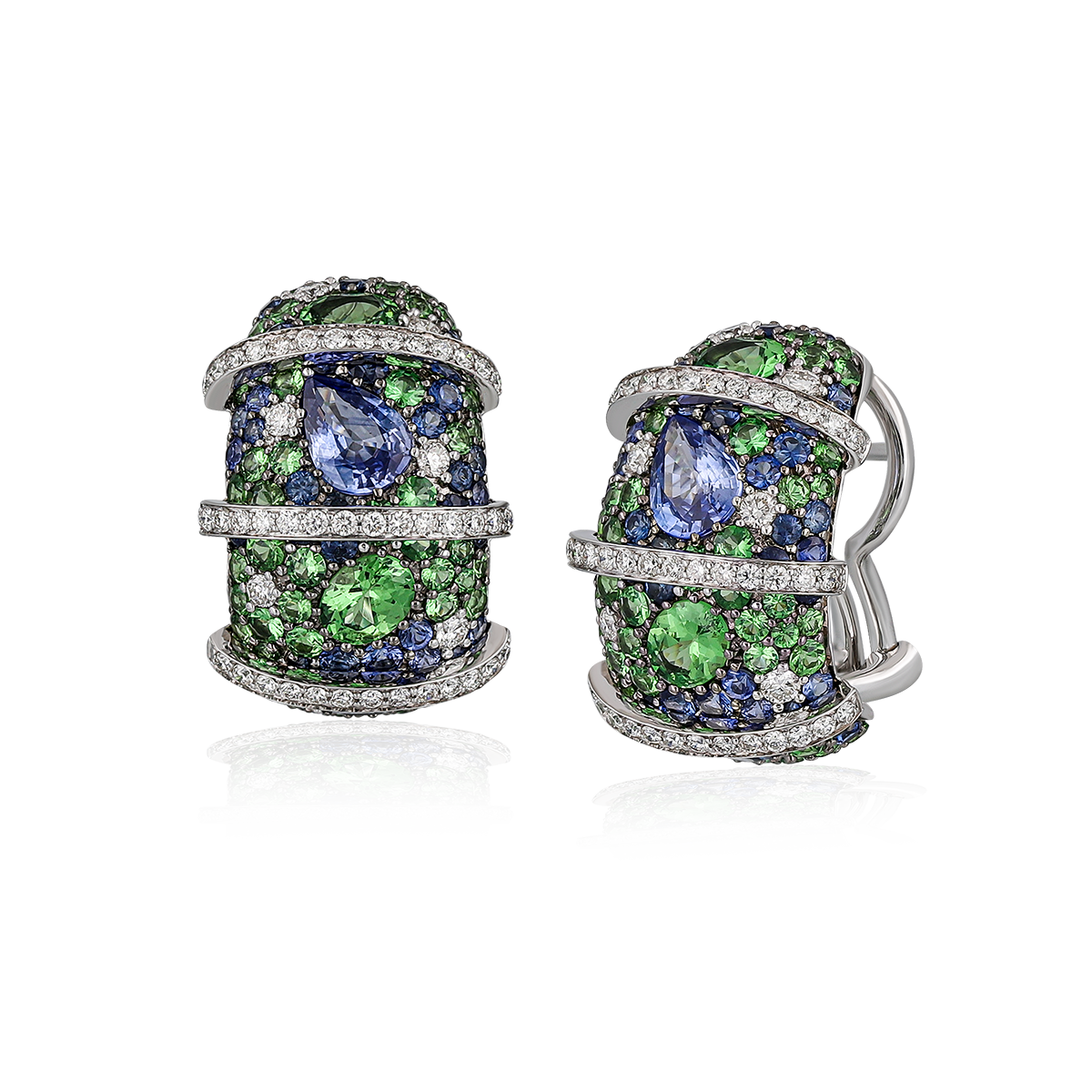Diamond & Colored Stone Earrings