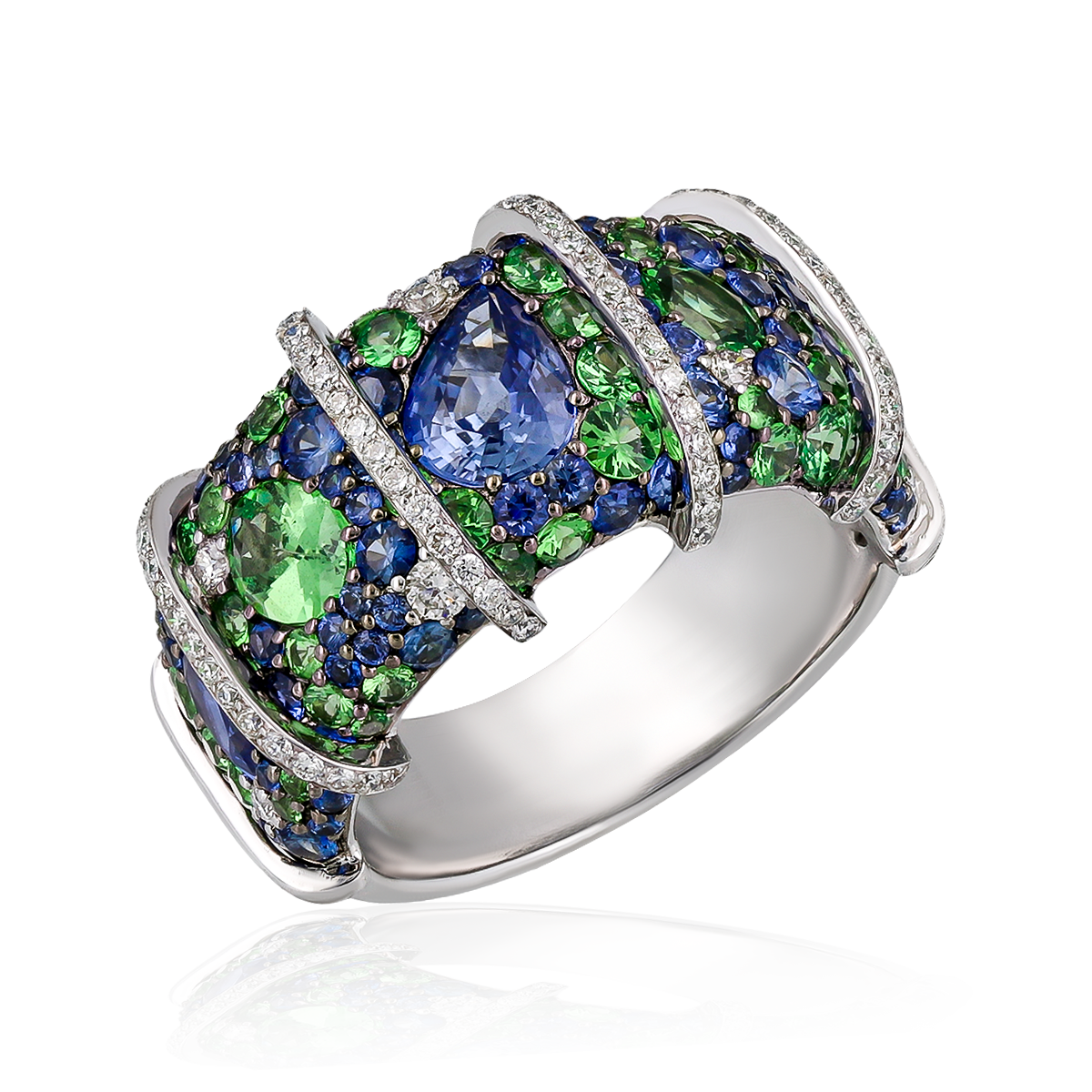 Diamond & Colored Stone Ring