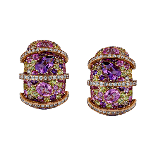 Diamond & Colored Stone Earrings