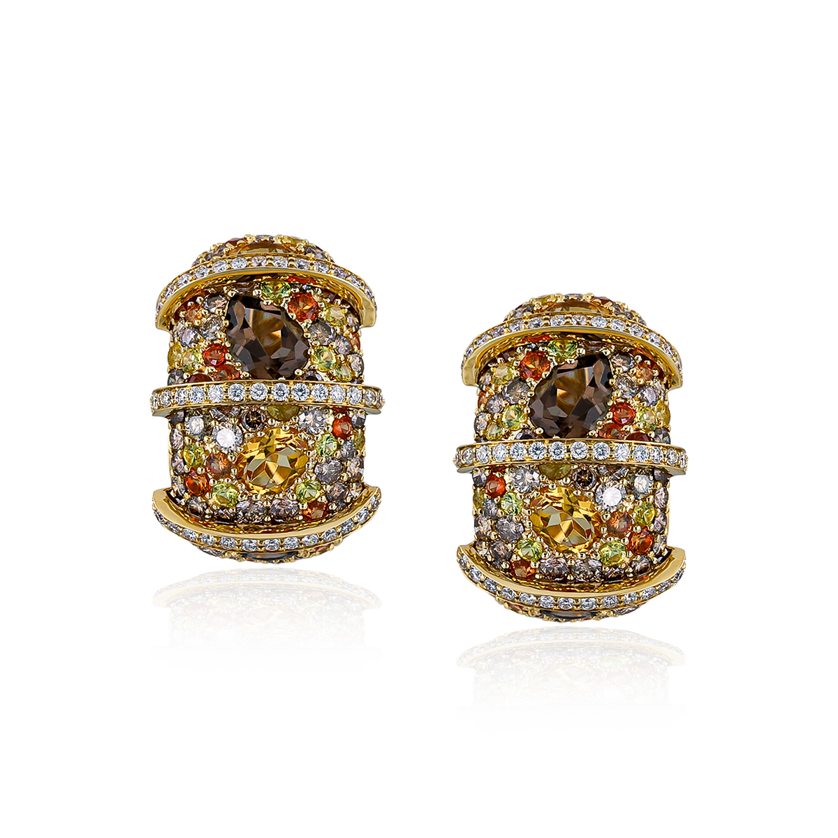 Diamond & Colored Stone Earrings