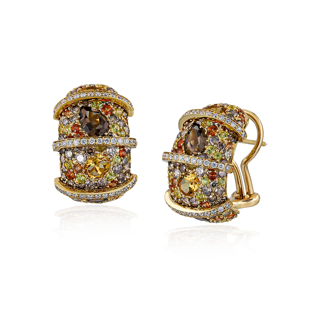 Diamond & Colored Stone Earrings