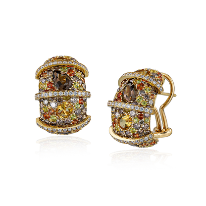Diamond & Colored Stone Earrings