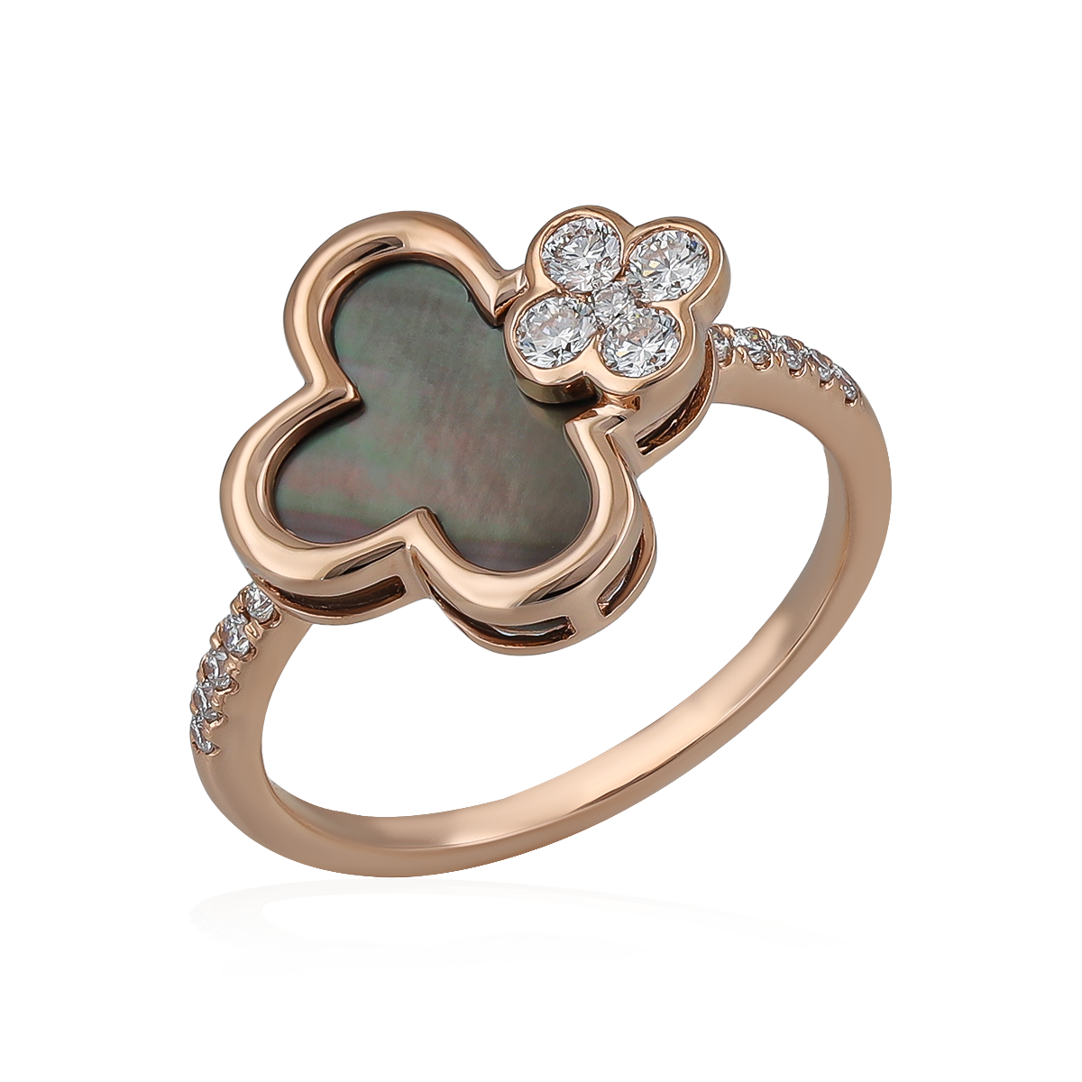 Diamond & Mother of Pearl Ring