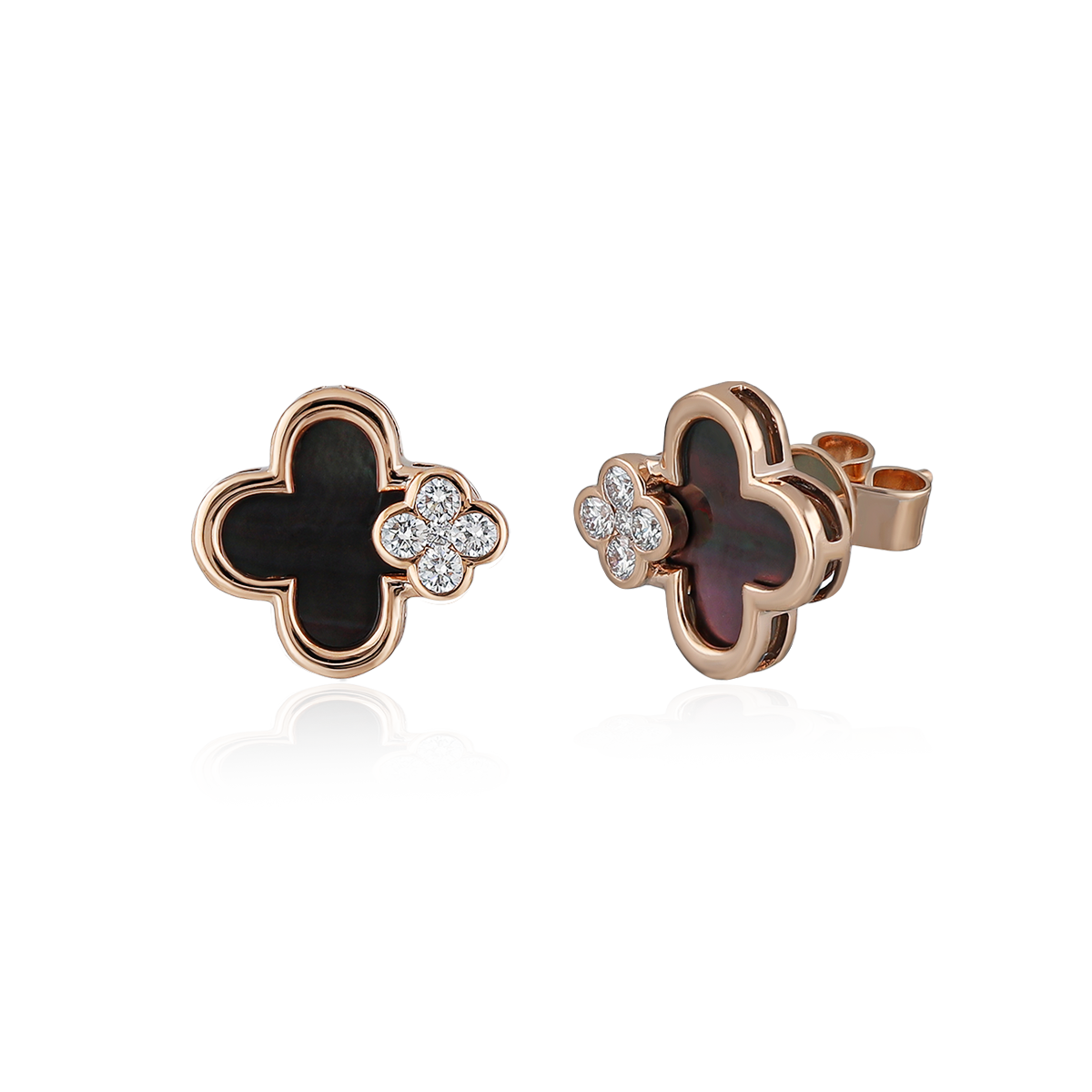 Diamond & Mother of Pearl Earrings