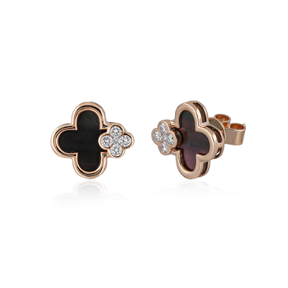 Diamond & Mother of Pearl Earrings