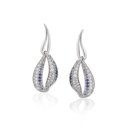 Diamond & Sapphire Earrings