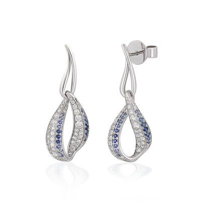 Diamond & Sapphire Earrings
