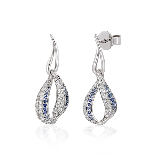 Diamond & Sapphire Earrings