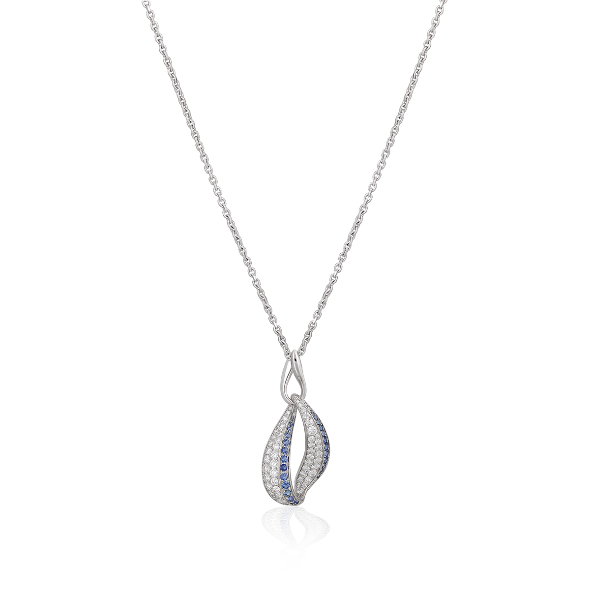 Diamond & Sapphire Necklace