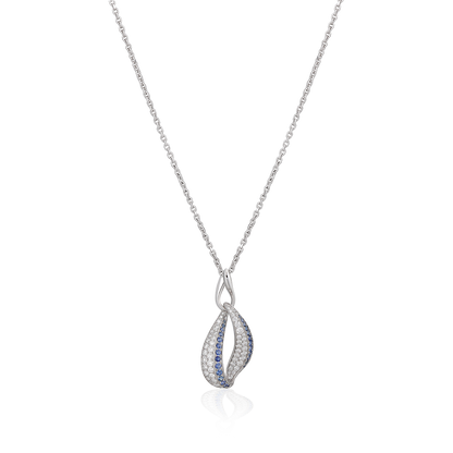 Diamond & Sapphire Necklace